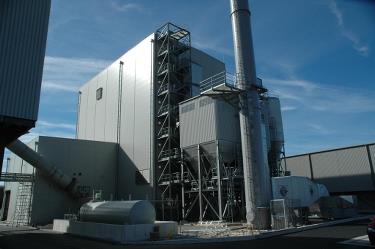 Centrale électrique du WWEP a une chaudière à biomasse AET